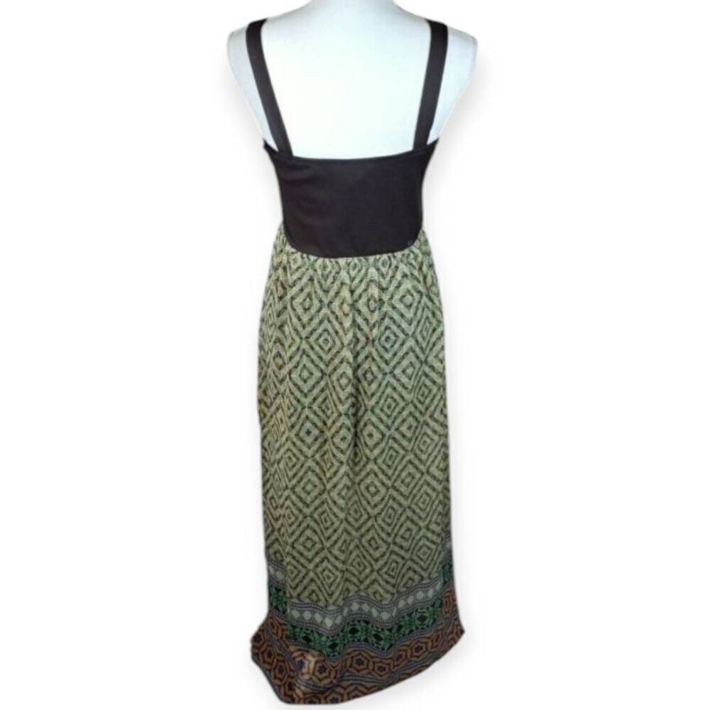 FINESSE BLACK MULTICOLOR MAXI DRESS SZ.M EUC. - Picture 5 of 7